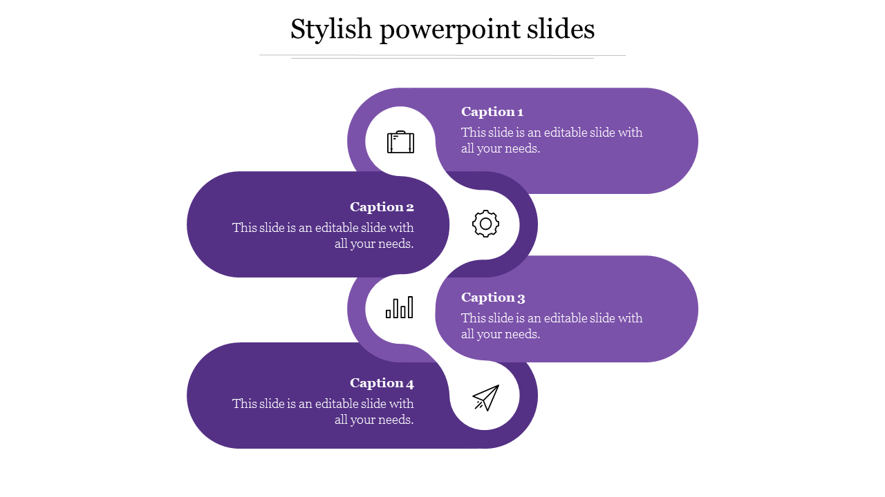 stylish powerpoint slides-Purple